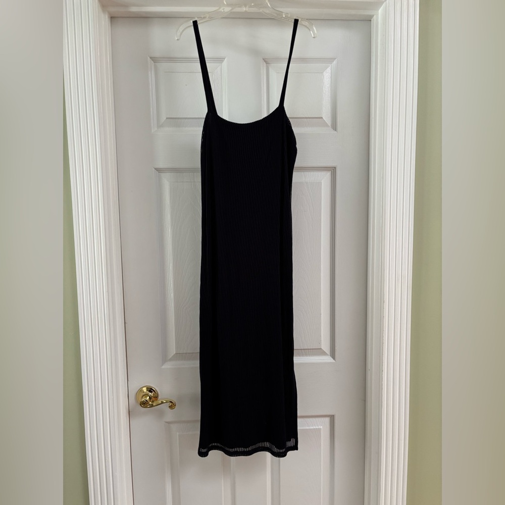 Express lightweight Ribbed fabric dress